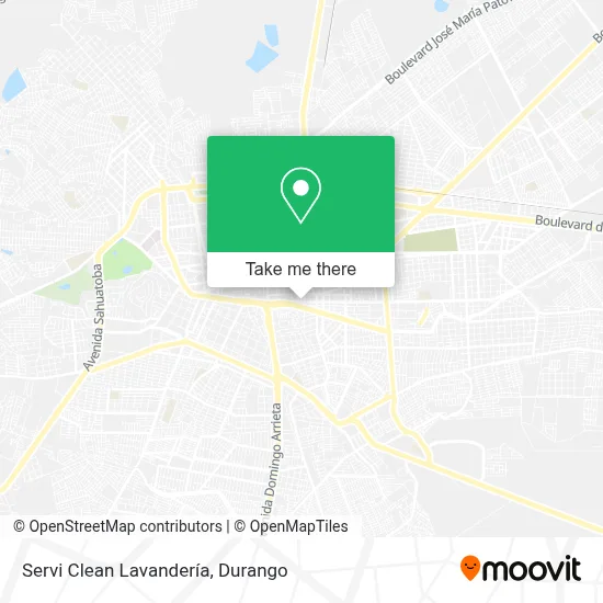 Servi Clean Lavandería map