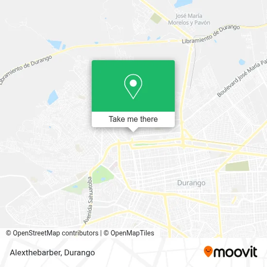 Alexthebarber map