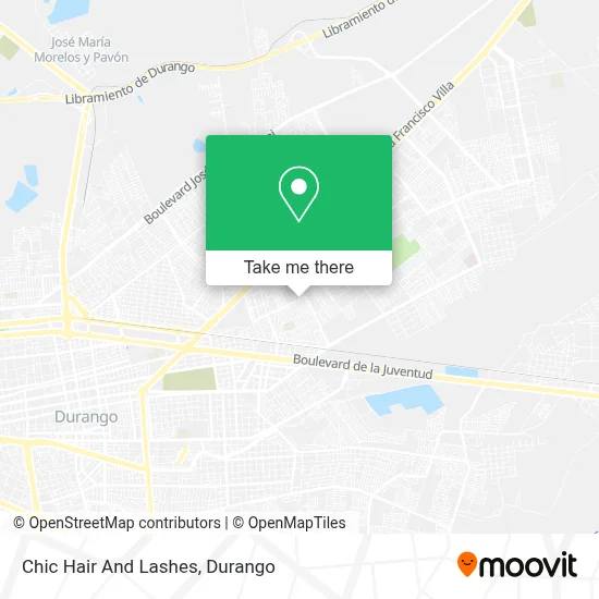 Chic Hair And Lashes map