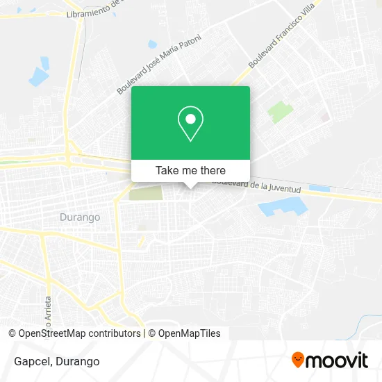 Gapcel map