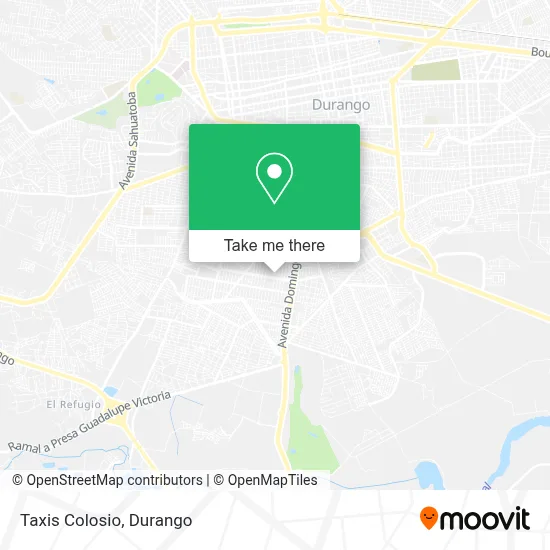 Taxis Colosio map