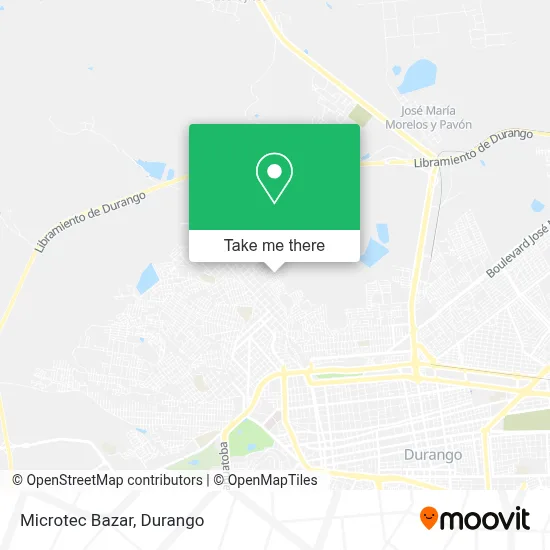 Microtec Bazar map