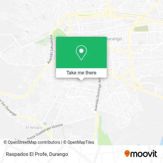 Raspados El Profe map