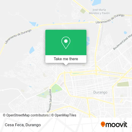 Cesa Feca map