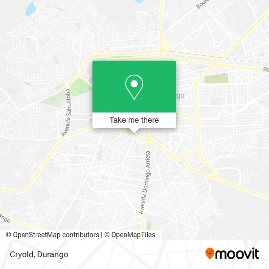 Cryold map