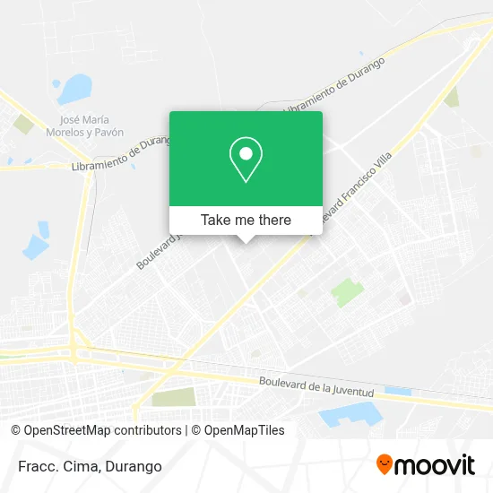 Fracc. Cima map