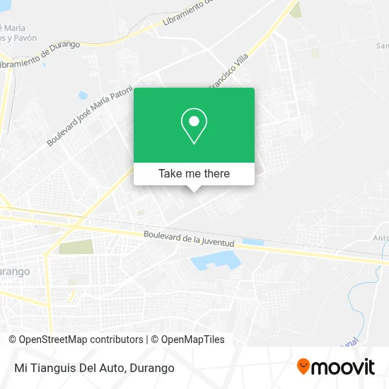 Mi Tianguis Del Auto map