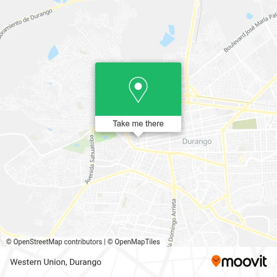 Western Union map