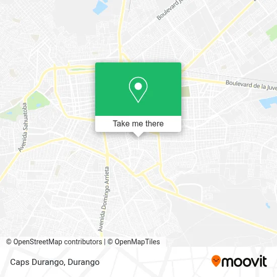 Caps Durango map