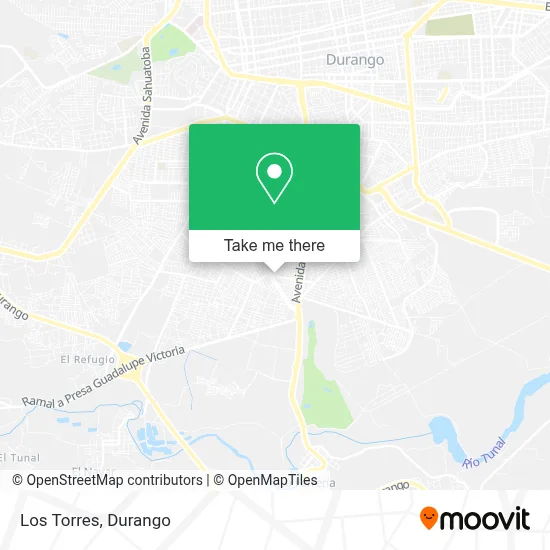 Los Torres map