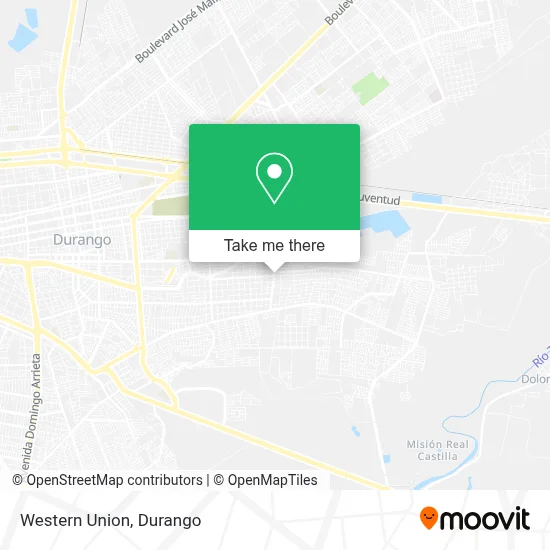 Western Union map