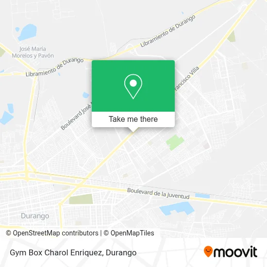 Gym Box Charol Enriquez map
