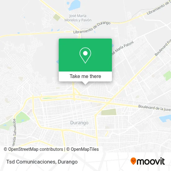 Tsd Comunicaciones map