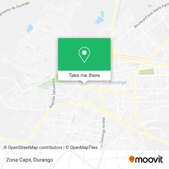 Zona Caps map