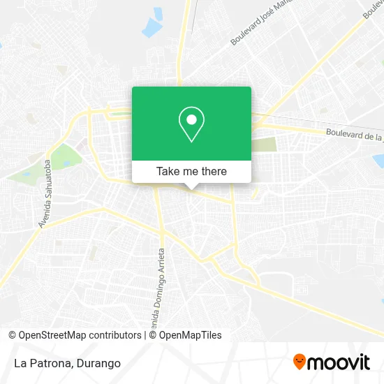 La Patrona map