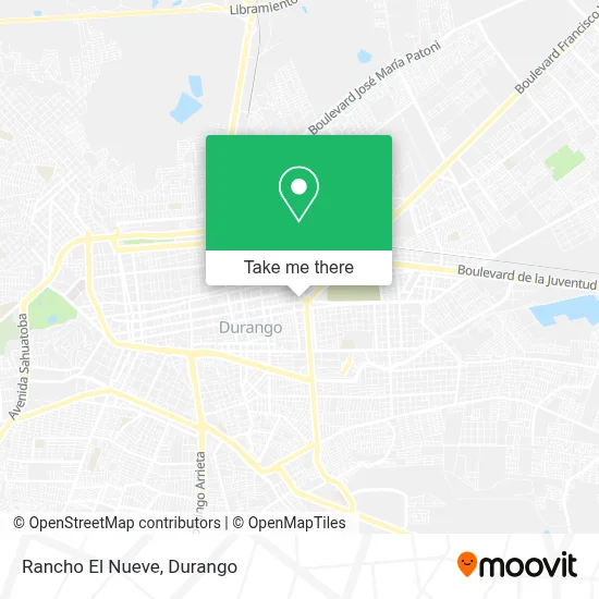 Rancho El Nueve map
