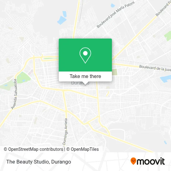 The Beauty Studio map