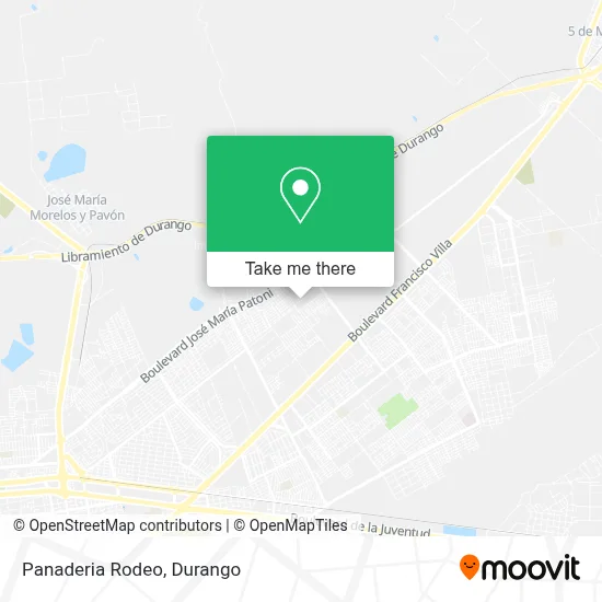 Panaderia Rodeo map