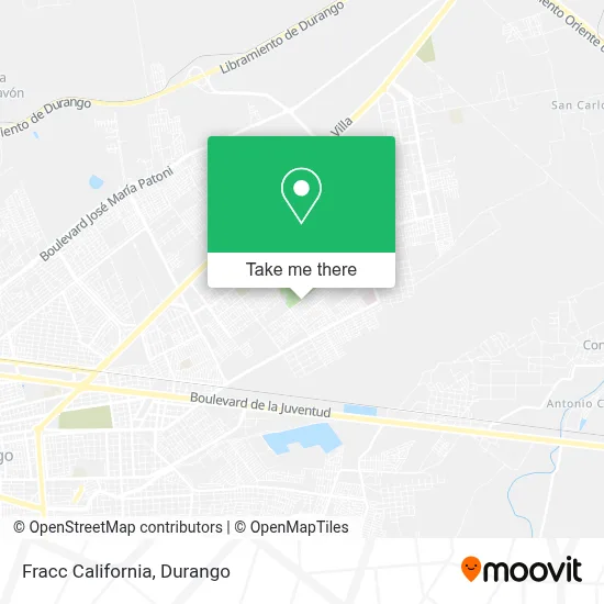 Fracc California map