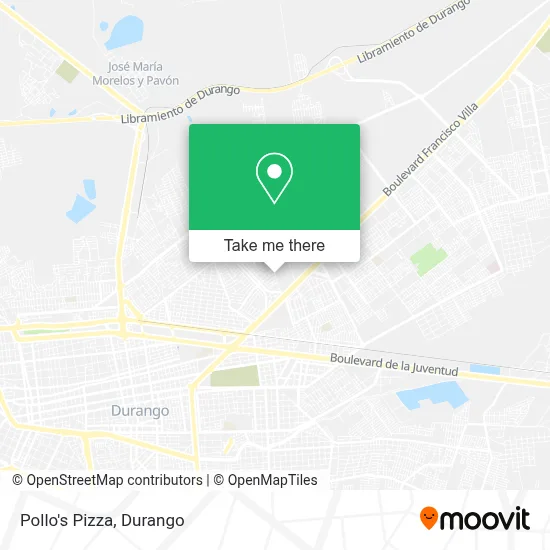 Pollo's Pizza map