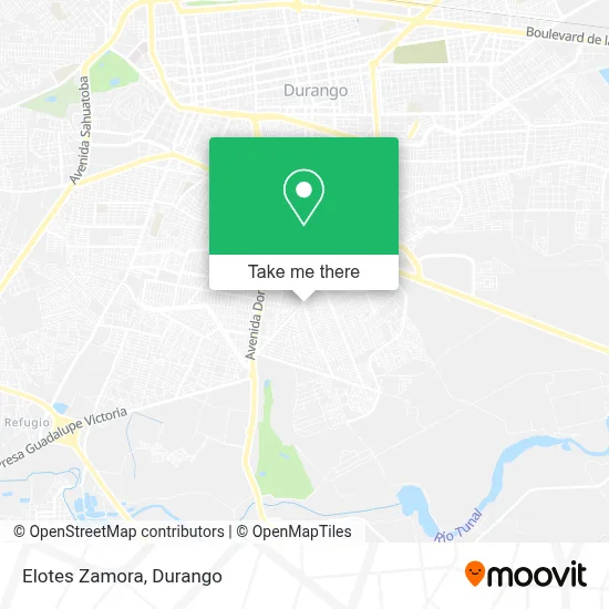 Elotes Zamora map