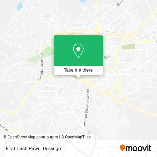 First Cash Pawn map
