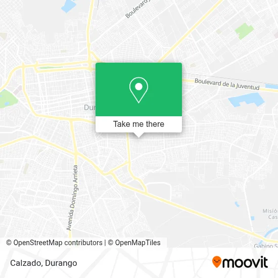 Calzado map