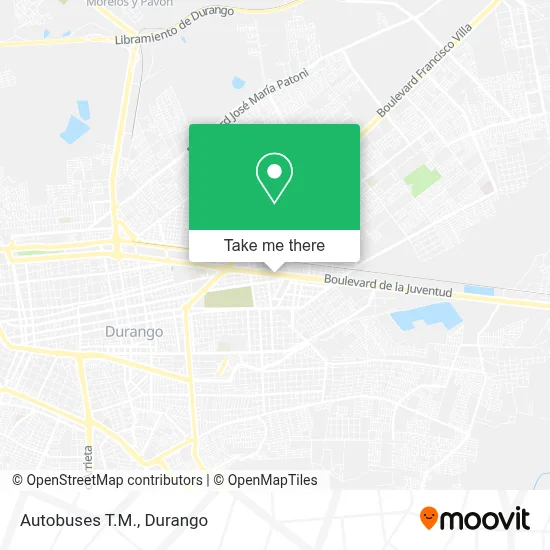 Autobuses T.M. map