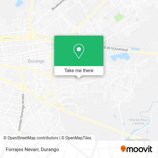 Forrajes Nevarr map