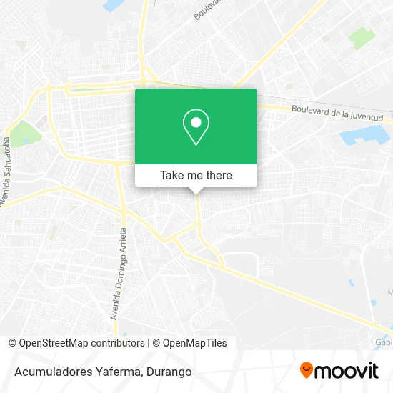 Acumuladores Yaferma map