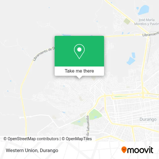 Western Union map