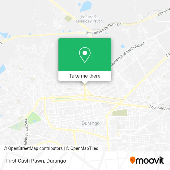 First Cash Pawn map