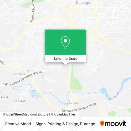 Creative Mood – Signs, Printing & Design map