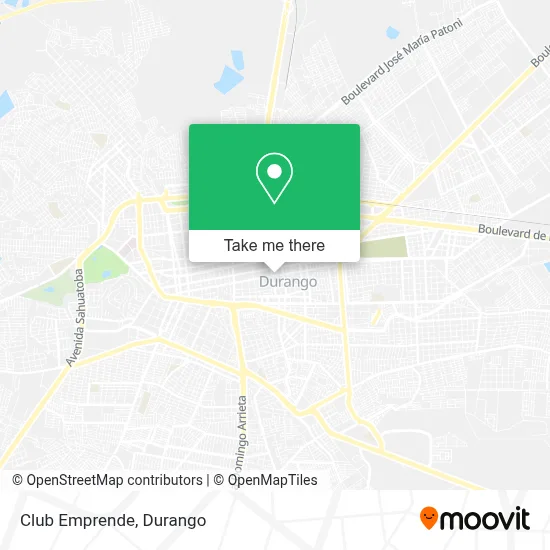 Club Emprende map