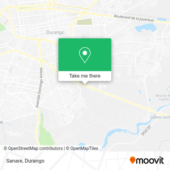 Sanare map