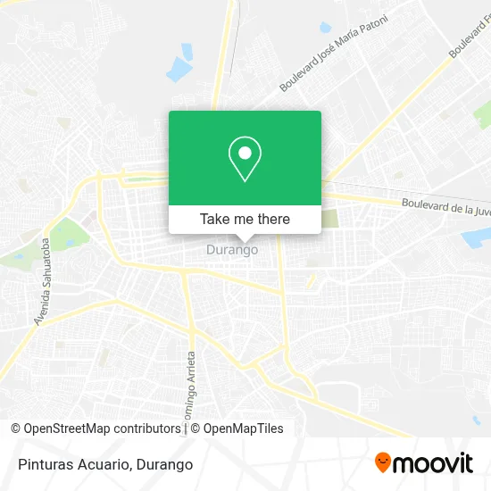 Pinturas Acuario map