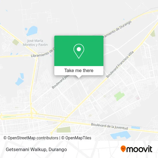 Getsemani Walkup map
