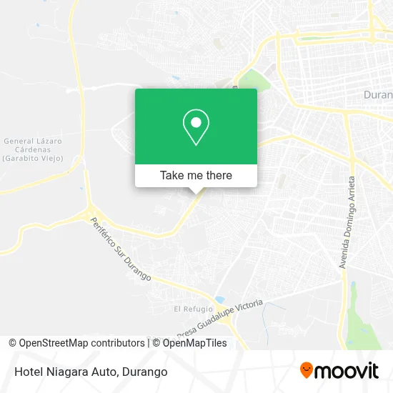 Hotel Niagara Auto map