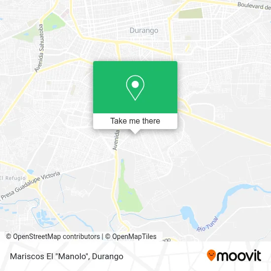 Mariscos El "Manolo" map