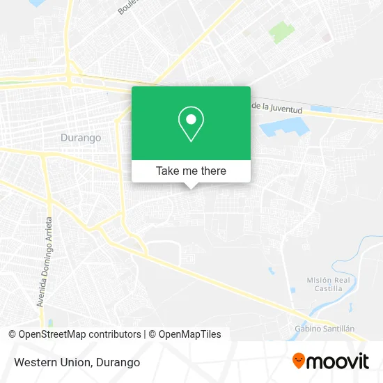Western Union map