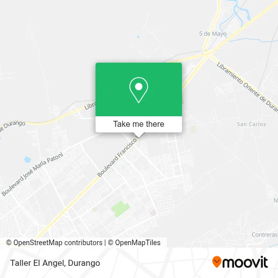 Taller El Angel map