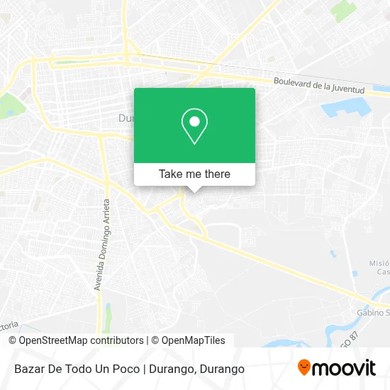 Bazar De Todo Un Poco | Durango map