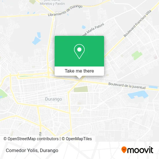 Comedor Yolis map