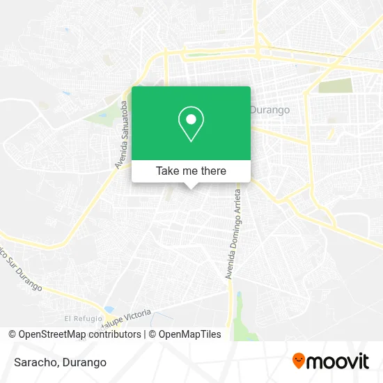 Saracho map