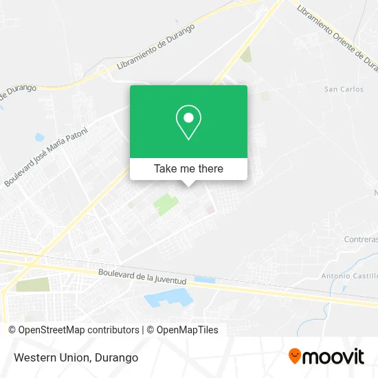 Western Union map
