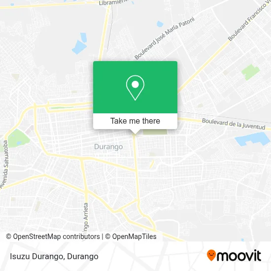 Isuzu Durango map