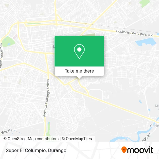 Super El Columpio map