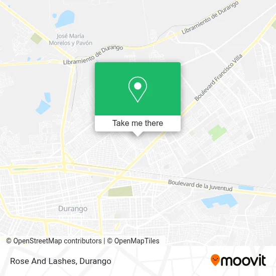 Rose And Lashes map