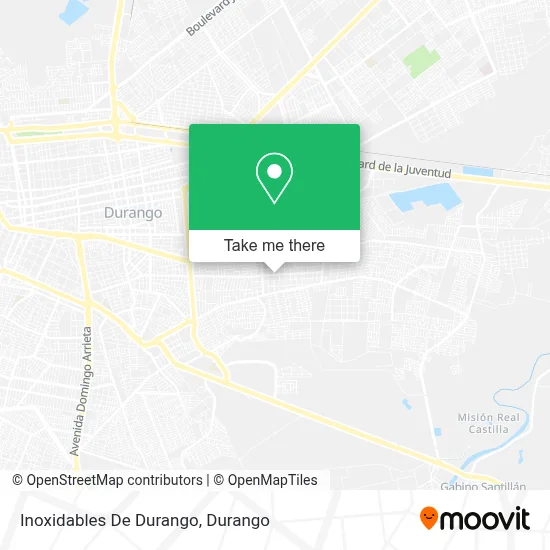Inoxidables De Durango map