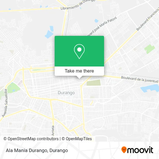 Ala Mania Durango map